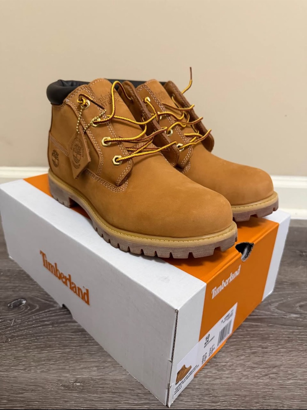 Timberland Premium Waterproof Chukka "Wheat" Men's Boot- Size 10